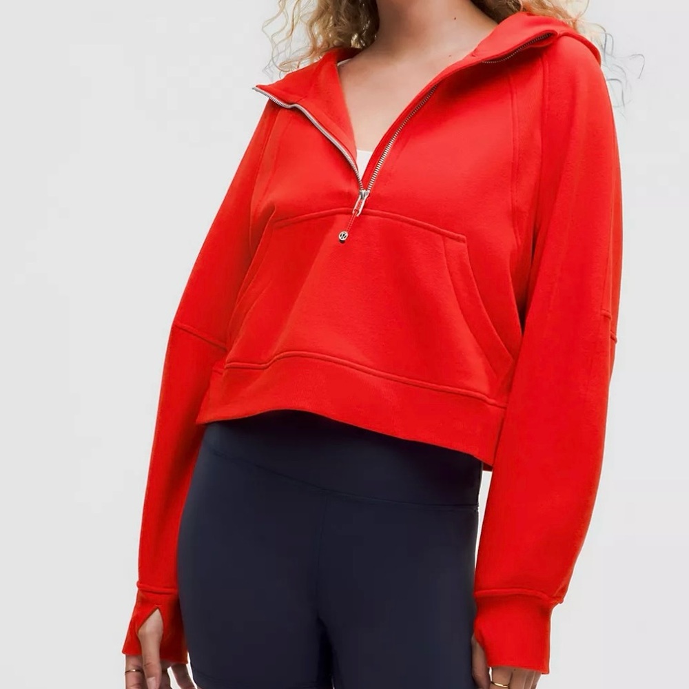 Scuba Oversized Half-Zip Hoodie